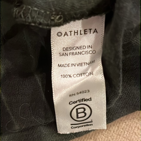 Athleta Organic Cotton Daily Tie-dye Commute T-shirt Medium - Picture 5 of 7